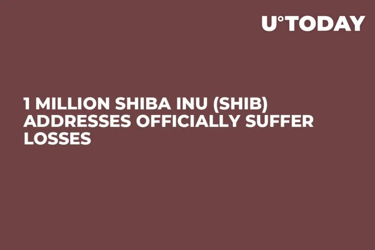 1 Million Shiba Inu (SHIB) Addresses Officially Suffer Losses