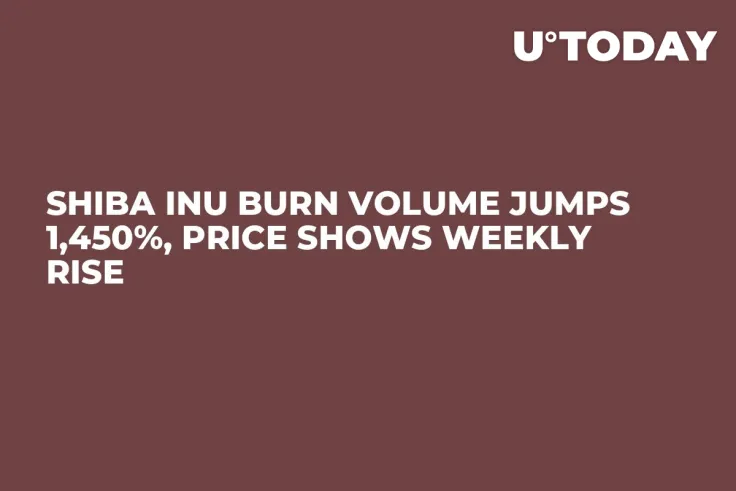 Shiba Inu Burn Volume Jumps 1,450%, Price Shows Weekly Rise