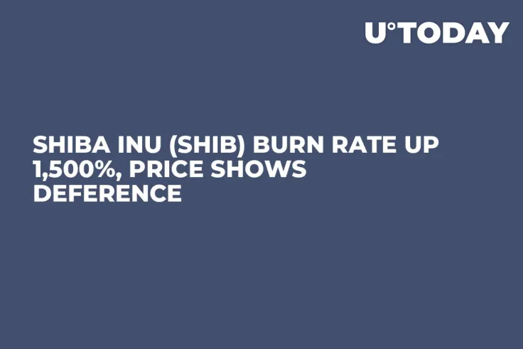 Shiba Inu (SHIB) Burn Rate up 1,500%, Price Shows Deference