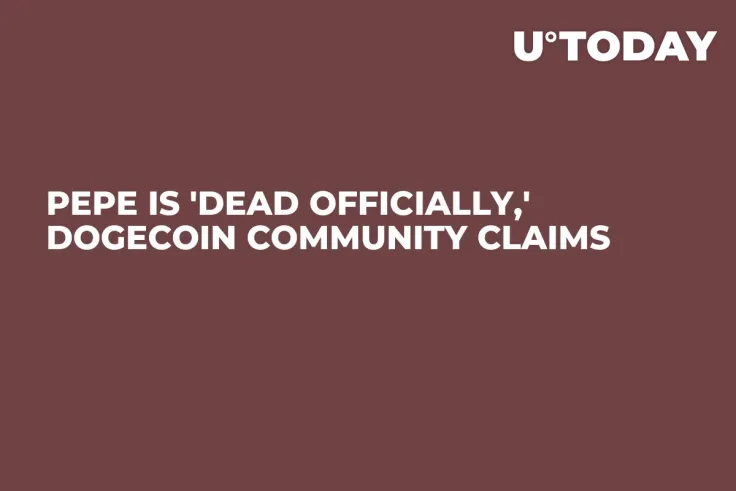 PEPE Is 'Dead Officially,' Dogecoin Community Claims
