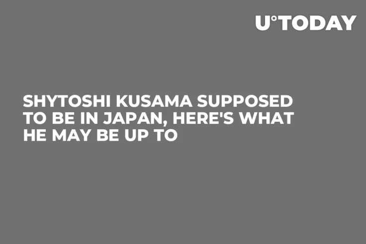 Shytoshi Kusama Supposed to Be in Japan, Here's What He May Be up To