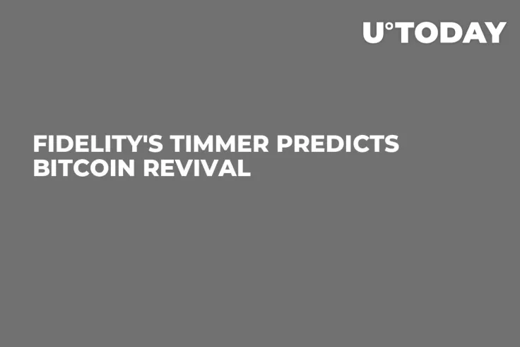 Fidelity's Timmer Predicts Bitcoin Revival
