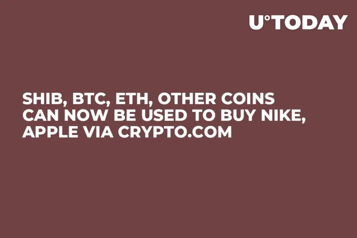 SHIB, BTC, ETH, Other Coins Can Now Be Used to Buy Nike, Apple Via Crypto.com