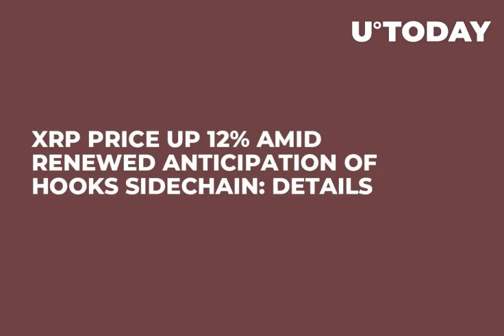 XRP Price up 12% Amid Renewed Anticipation of Hooks Sidechain: Details