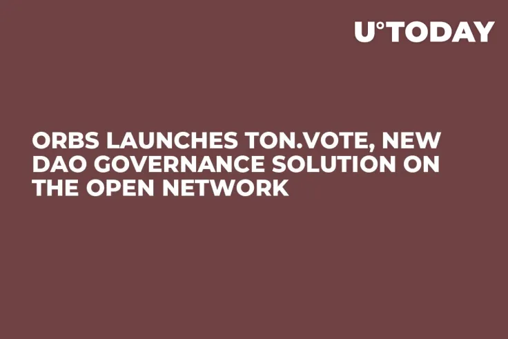 Orbs Launches TON.Vote, New DAO Governance Solution on The Open Network