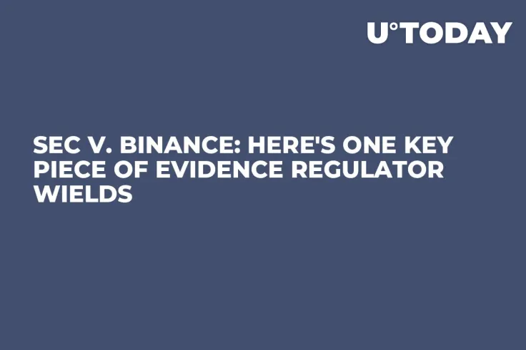 SEC v. Binance: Here's One Key Piece of Evidence Regulator Wields