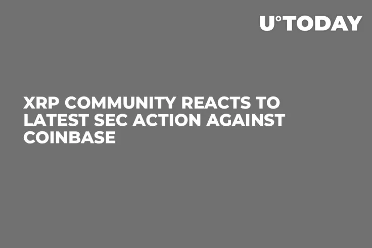 XRP Community Reacts to Latest SEC Action Against Coinbase