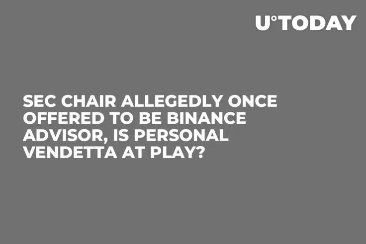 SEC Chair Allegedly Once Offered to Be Binance Advisor, Is Personal Vendetta at Play?
