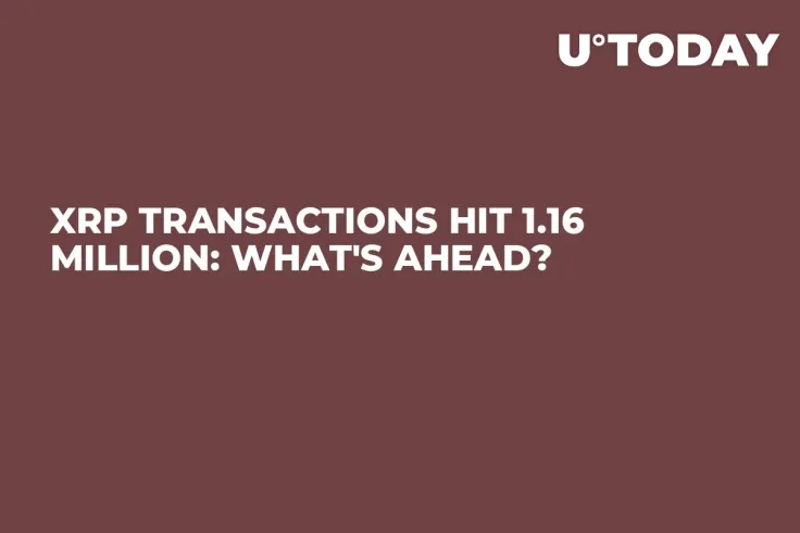 XRP Transactions Hit 1.16 Million: What's Ahead?