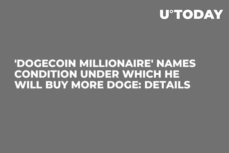 'Dogecoin Millionaire' Names Condition Under Which He Will Buy More DOGE: Details