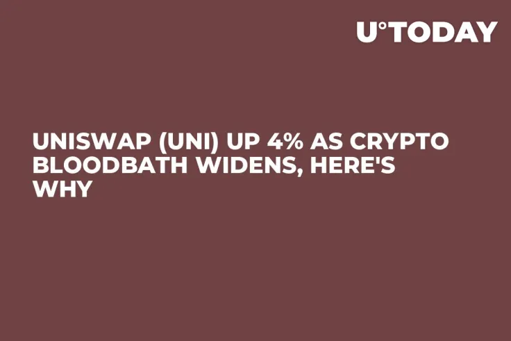 Uniswap (UNI) up 4% as Crypto Bloodbath Widens, Here's Why