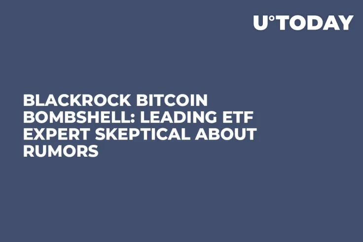 BlackRock Bitcoin Bombshell: Leading ETF Expert Skeptical About Rumors