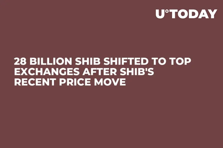 28 Billion SHIB Shifted to Top Exchanges After SHIB's Recent Price Move