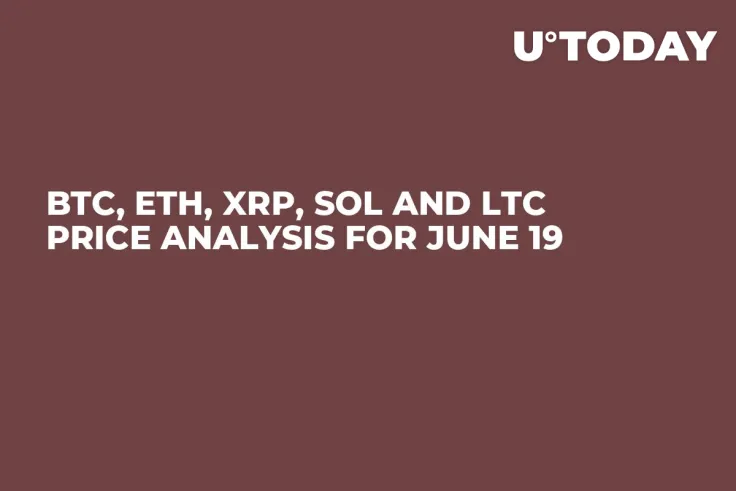 BTC, ETH, XRP, SOL and LTC Price Analysis for June 19