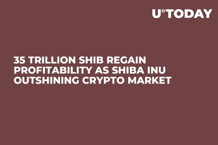 35 Trillion SHIB Regain Profitability as Shiba Inu Outshining Crypto Market