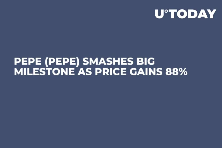Pepe (PEPE) Smashes Big Milestone as Price Gains 88%
