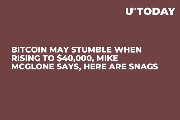 Bitcoin May Stumble When Rising to $40,000, Mike McGlone Says, Here Are Snags