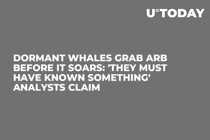 Dormant Whales Grab ARB Before It Soars: 'They Must Have Known Something' Analysts Claim