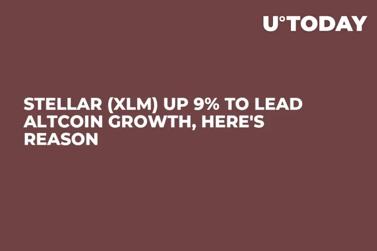 Stellar (XLM) up 9% to Lead Altcoin Growth, Here's Reason