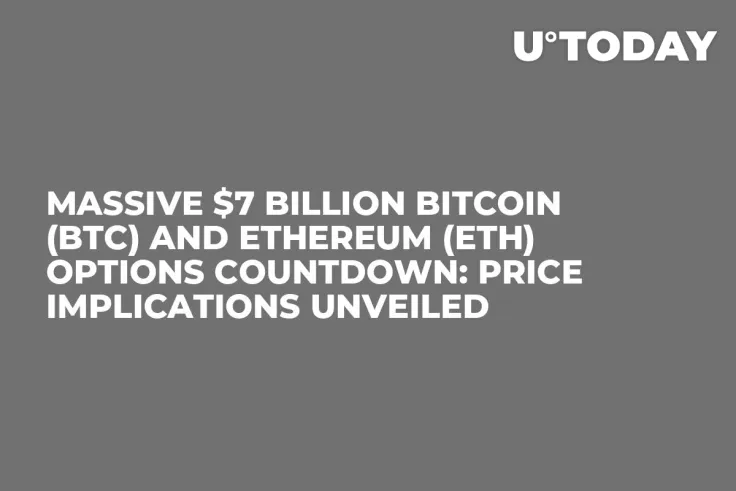Massive $7 Billion Bitcoin (BTC) and Ethereum (ETH) Options Countdown: Price Implications Unveiled