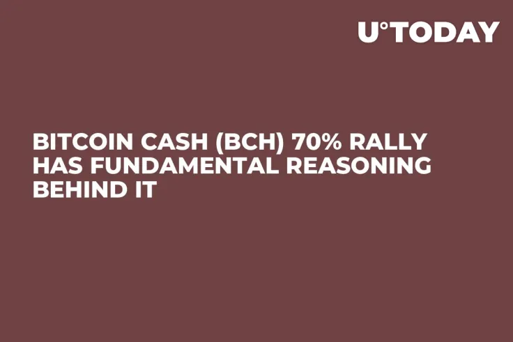Bitcoin Cash (BCH) 70% Rally Has Fundamental Reasoning Behind It