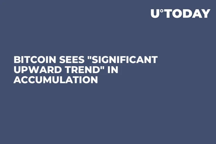 Bitcoin Sees "Significant Upward Trend" in Accumulation 