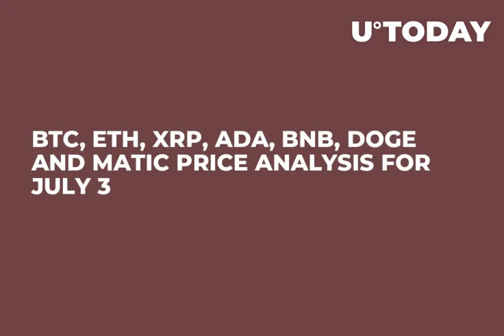 BTC, ETH, XRP, ADA, BNB, DOGE and MATIC Price Analysis for July 3