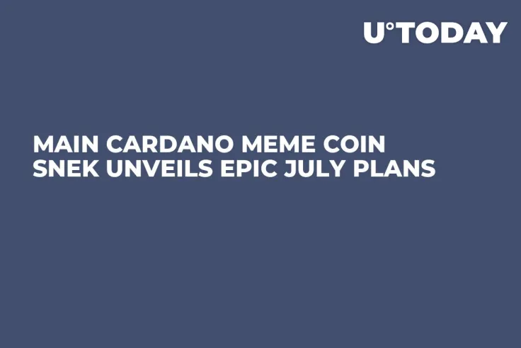 Main Cardano Meme Coin SNEK Unveils Epic July Plans