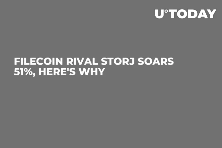 Filecoin Rival STORJ Soars 51%, Here's Why