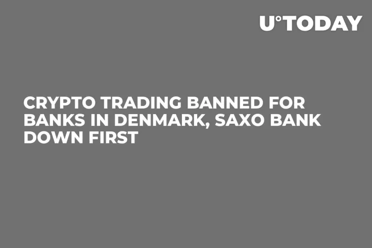 Crypto Trading Banned for Banks in Denmark, Saxo Bank Down First