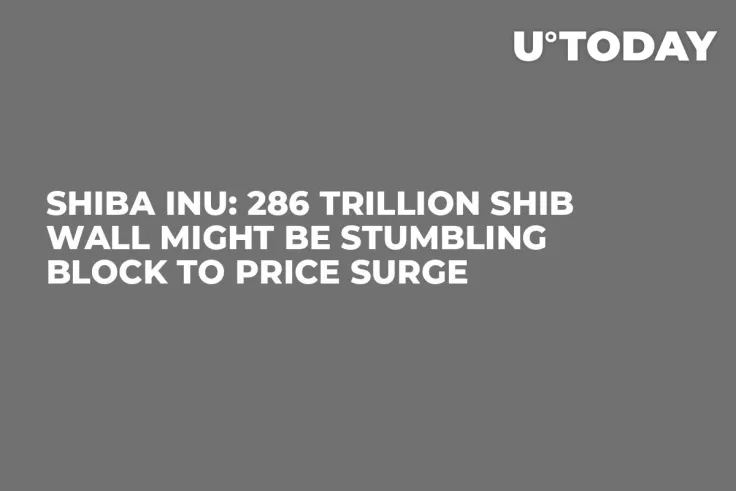 Shiba Inu: 286 Trillion SHIB Wall Might Be Stumbling Block to Price Surge