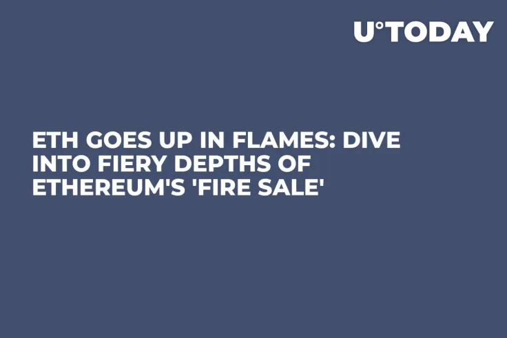 ETH Goes up in Flames: Dive into Fiery Depths of Ethereum's 'Fire Sale'