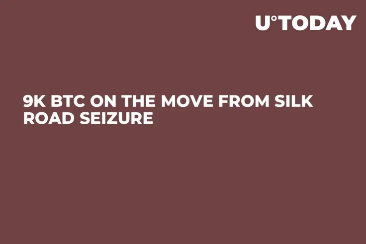 9K BTC on the Move from Silk Road Seizure