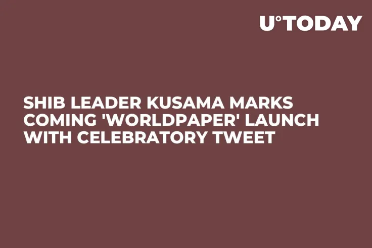 SHIB Leader Kusama Marks Coming 'Worldpaper' Launch With Celebratory Tweet
