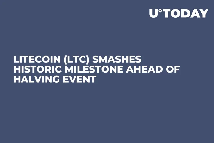Litecoin (LTC) Smashes Historic Milestone Ahead of Halving Event