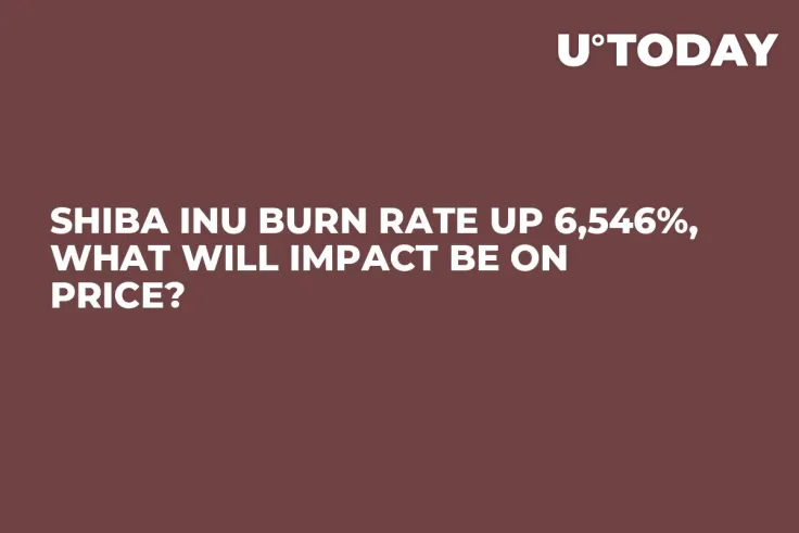 Shiba Inu Burn Rate up 6,546%, What Will Impact Be on Price?