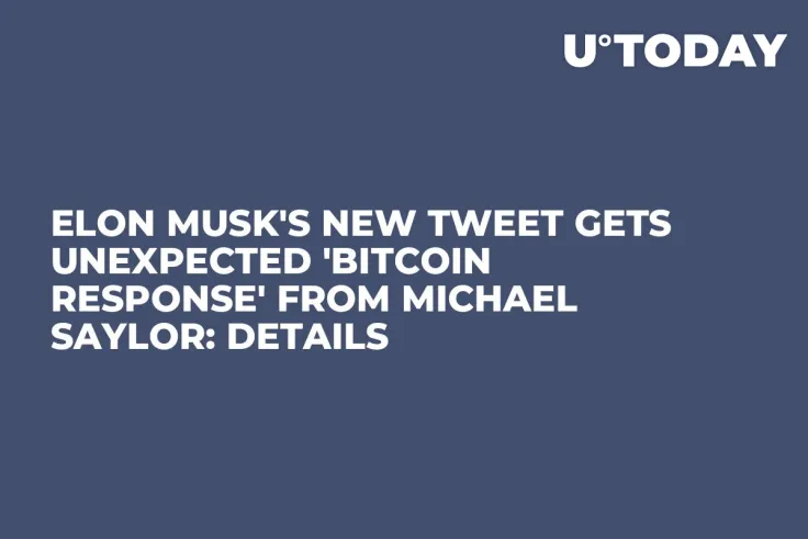 Elon Musk's New Tweet Gets Unexpected 'Bitcoin Response' From Michael Saylor: Details