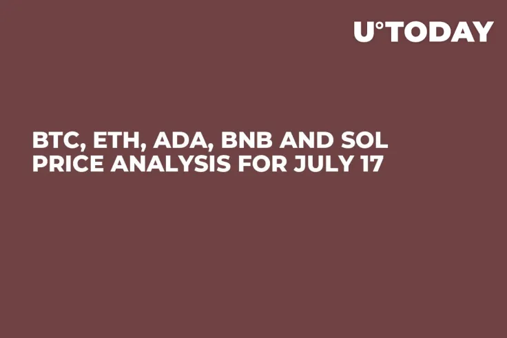 BTC, ETH, ADA, BNB and SOL Price Analysis for July 17