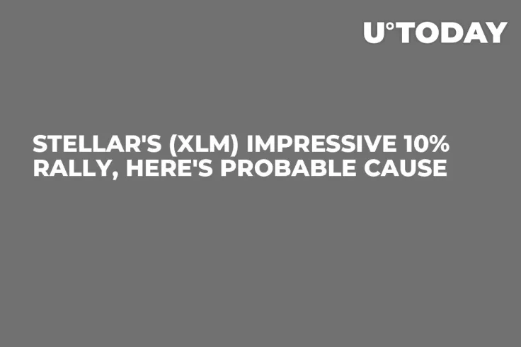 Stellar's (XLM) Impressive 10% Rally, Here's Probable Cause