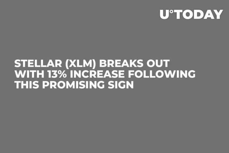 Stellar (XLM) Breaks out With 13% Increase Following This Promising Sign