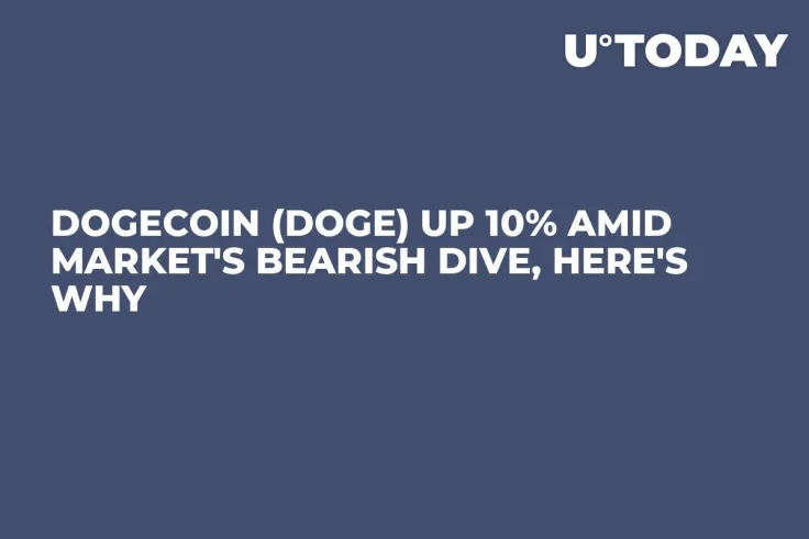 Dogecoin (DOGE) up 10% Amid Market's Bearish Dive, Here's Why
