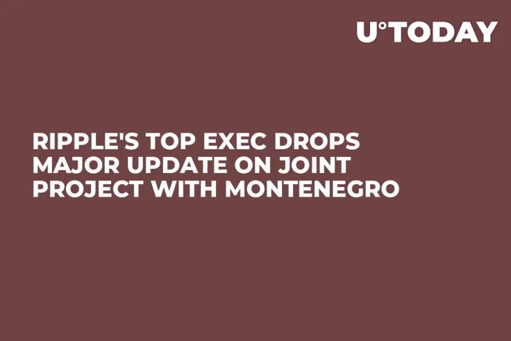 Ripple's Top Exec Drops Major Update on Joint Project with Montenegro