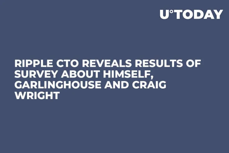 Ripple CTO Reveals Results of Survey about Himself, Garlinghouse and Craig Wright