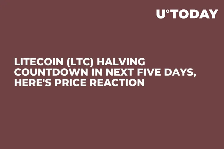 Litecoin (LTC) Halving Countdown in Next Five Days, Here's Price Reaction