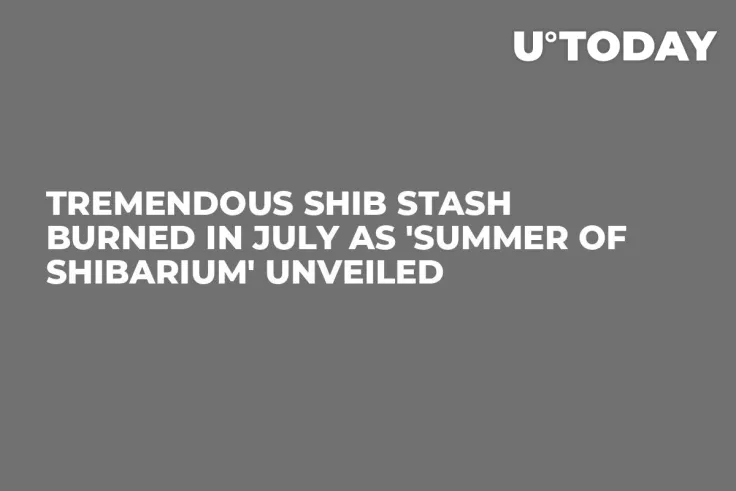 Tremendous SHIB Stash Burned in July as 'Summer of Shibarium' Unveiled