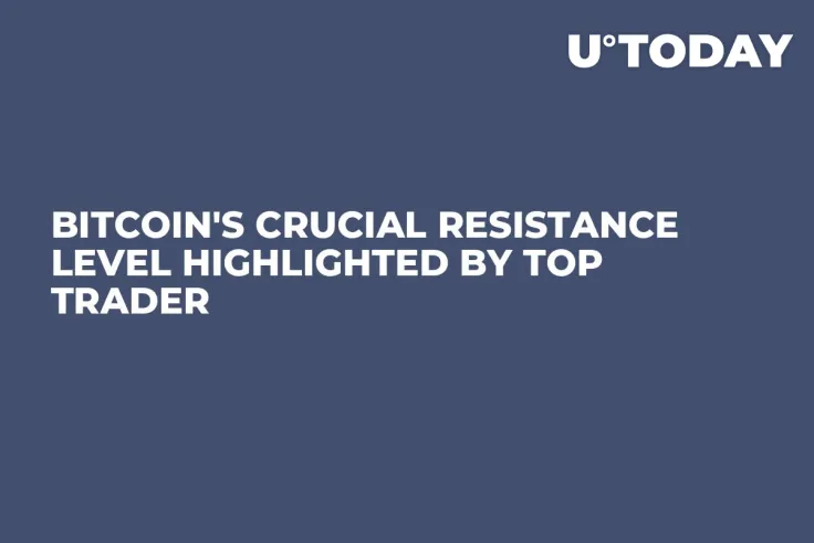 Bitcoin's Crucial Resistance Level Highlighted by Top Trader 