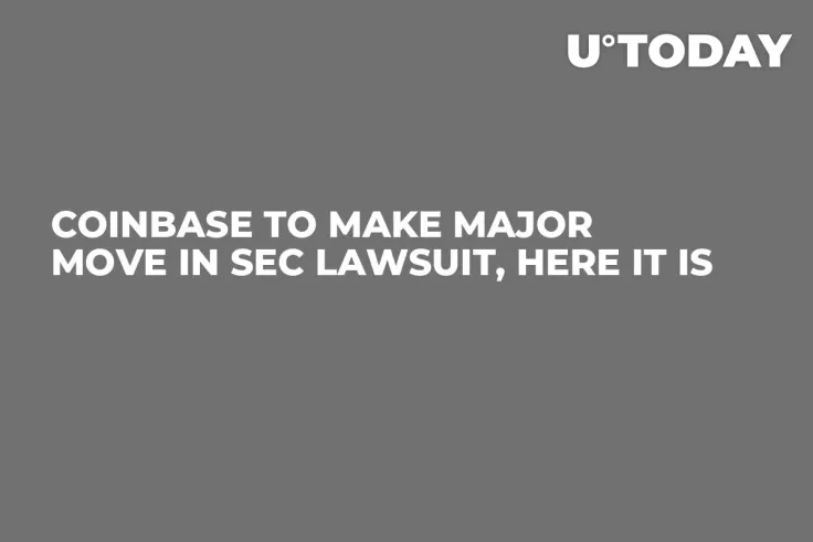 Coinbase to Make Major Move in SEC Lawsuit, Here It Is