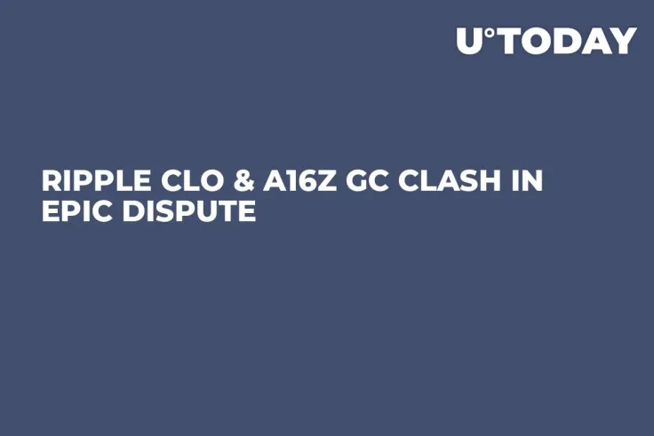 Ripple CLO & a16z GC Clash in Epic Dispute