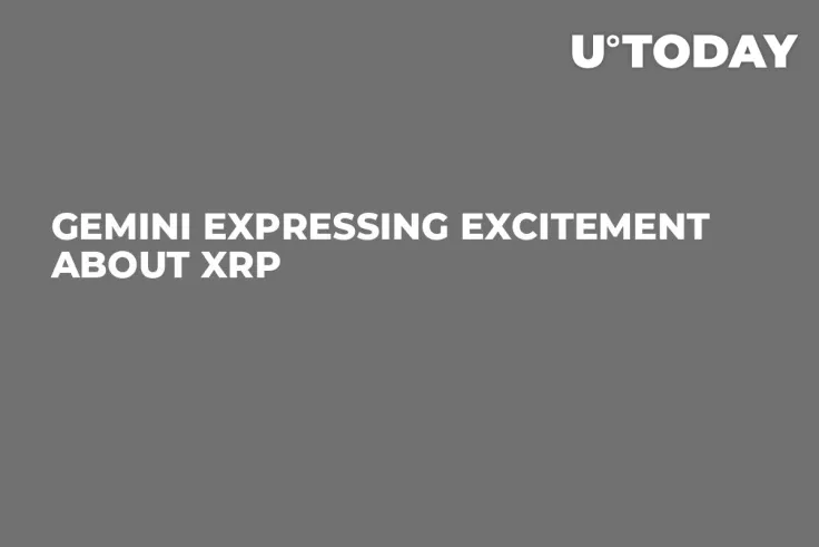 Gemini Expressing Excitement About XRP