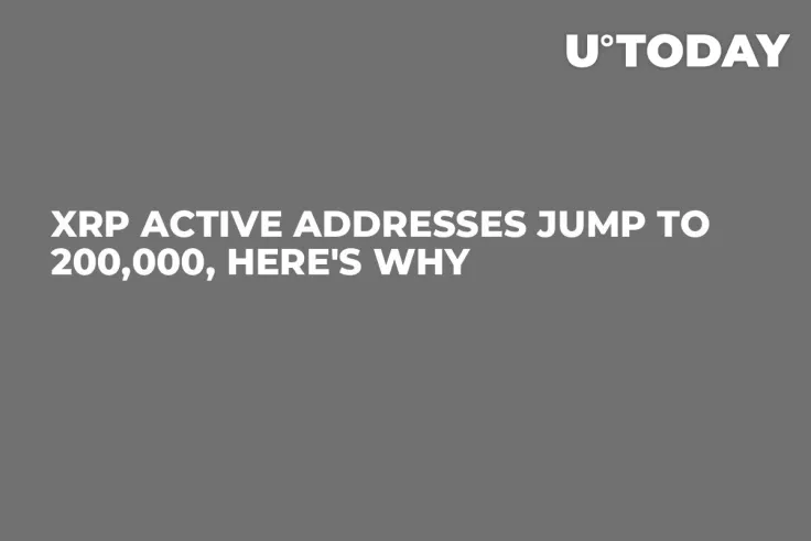 XRP Active Addresses Jump to 200,000, Here's Why